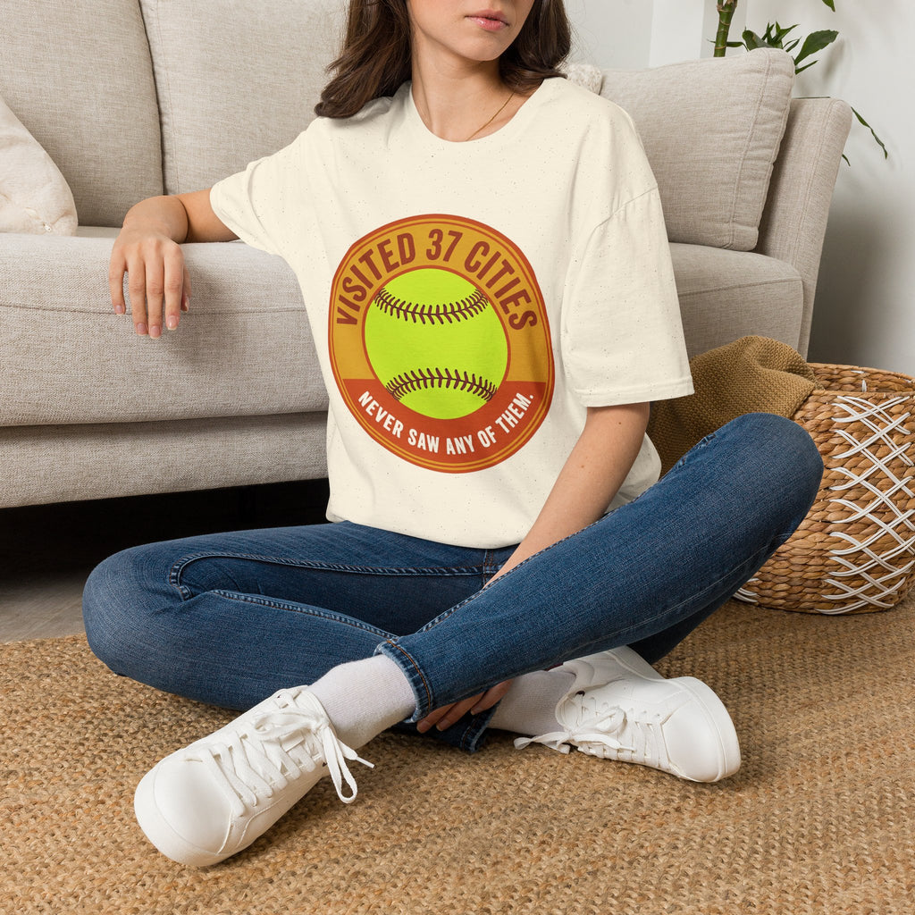 Visited 37 Cities Baseball T-Shirt