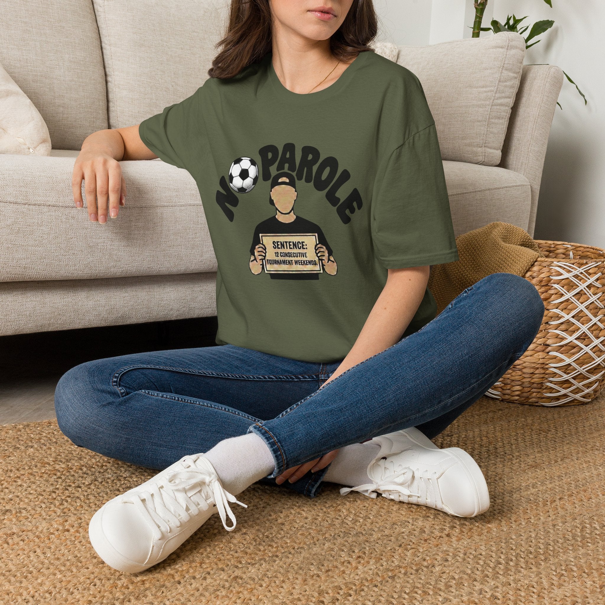 No Parole Soccer T‑Shirt