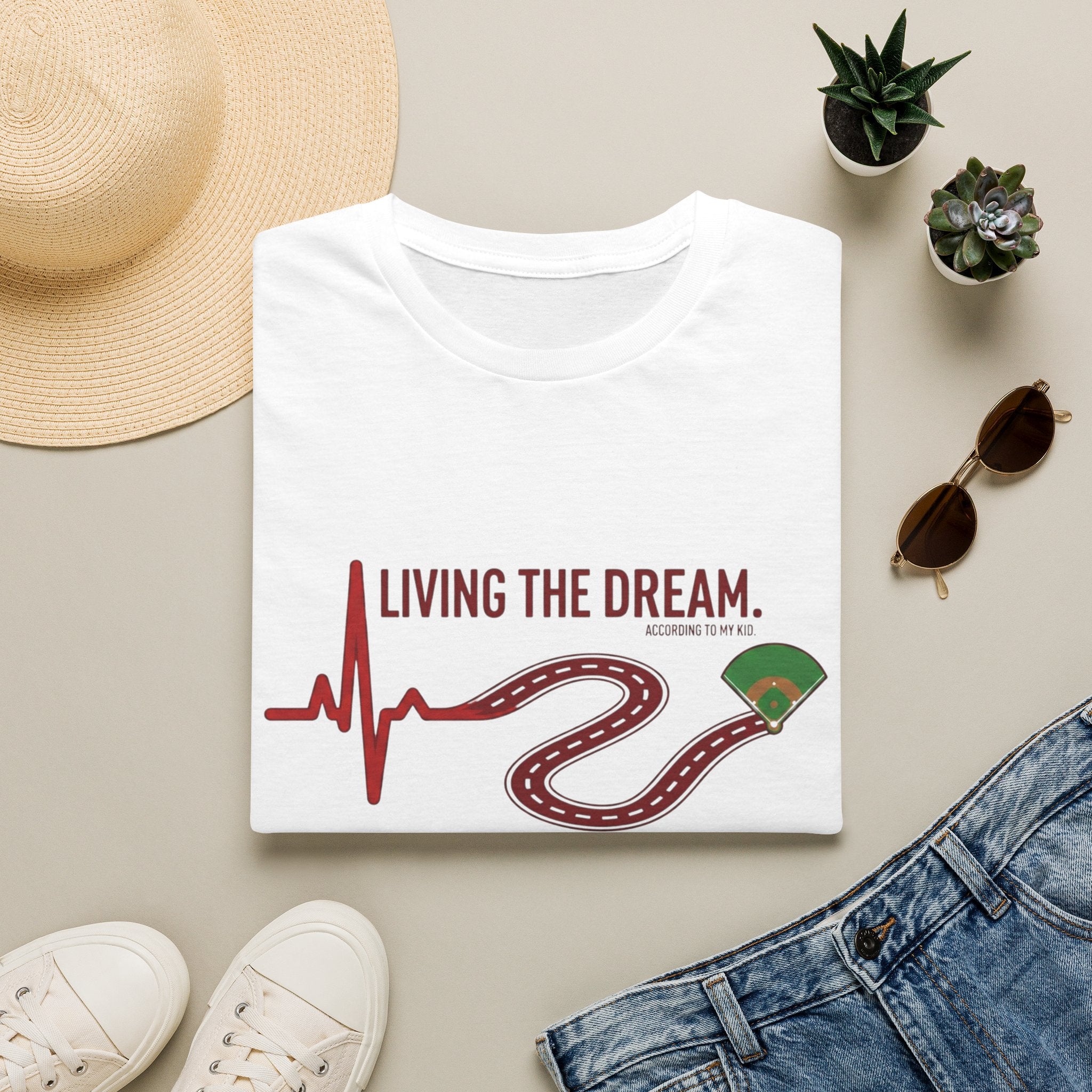 Baseball 'Living The Dream' T-Shirt