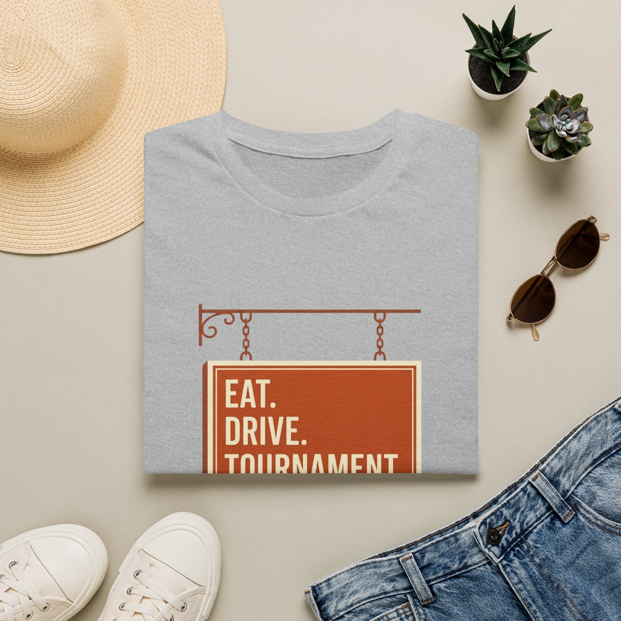 Eat. Drive. Tournament. Tee. T-Shirt