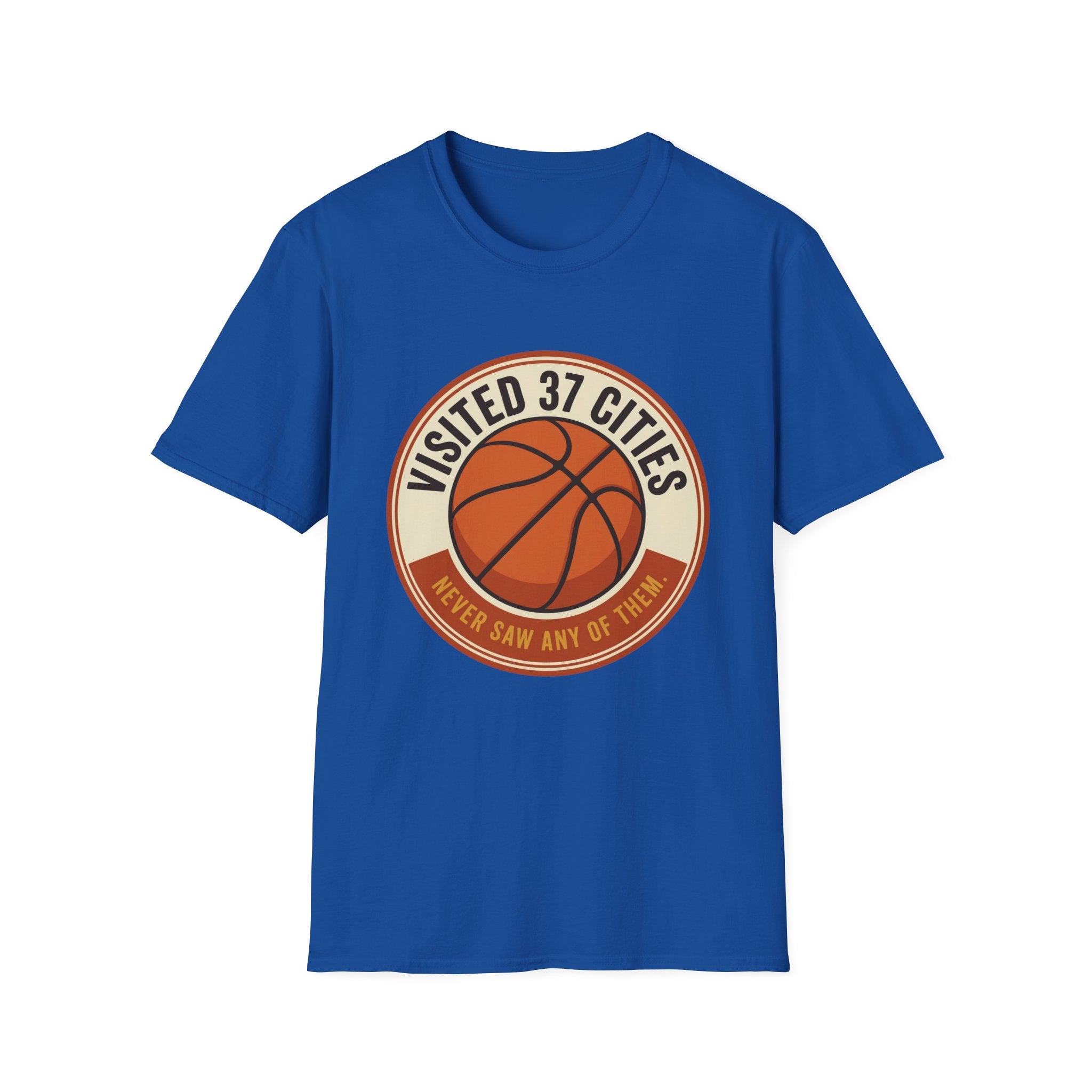 Visited 37 Cities, Basketball T-Shirt
