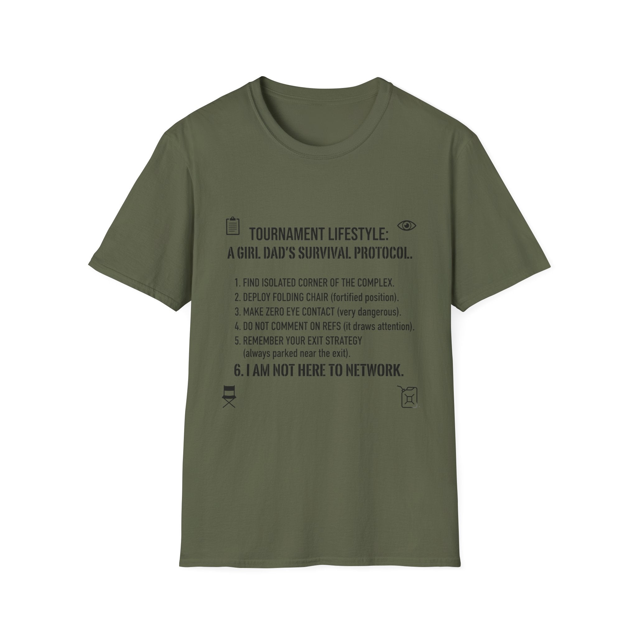 Dad's Tournament Survival T-Shirt