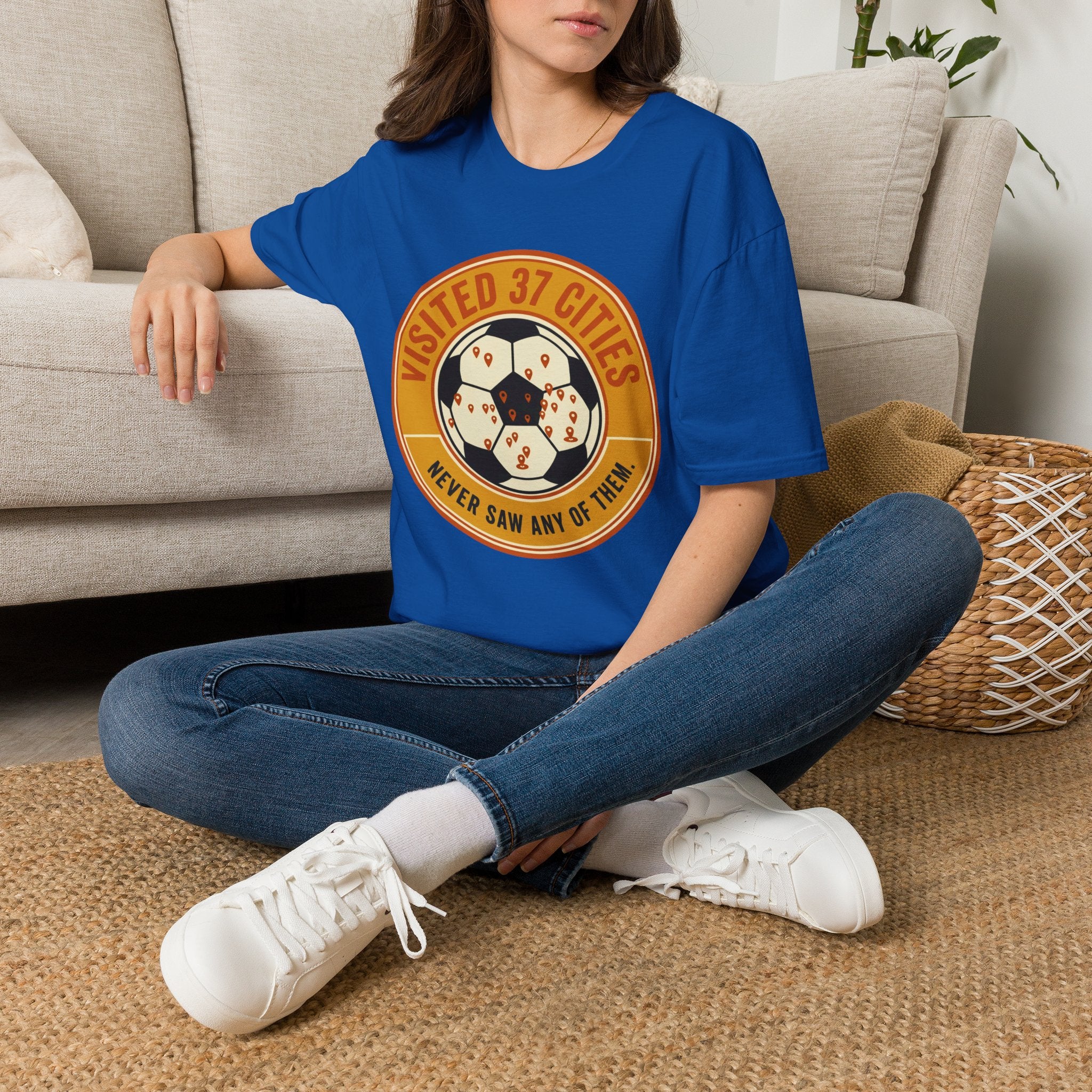Visited 37 Cities Soccer T-Shirt