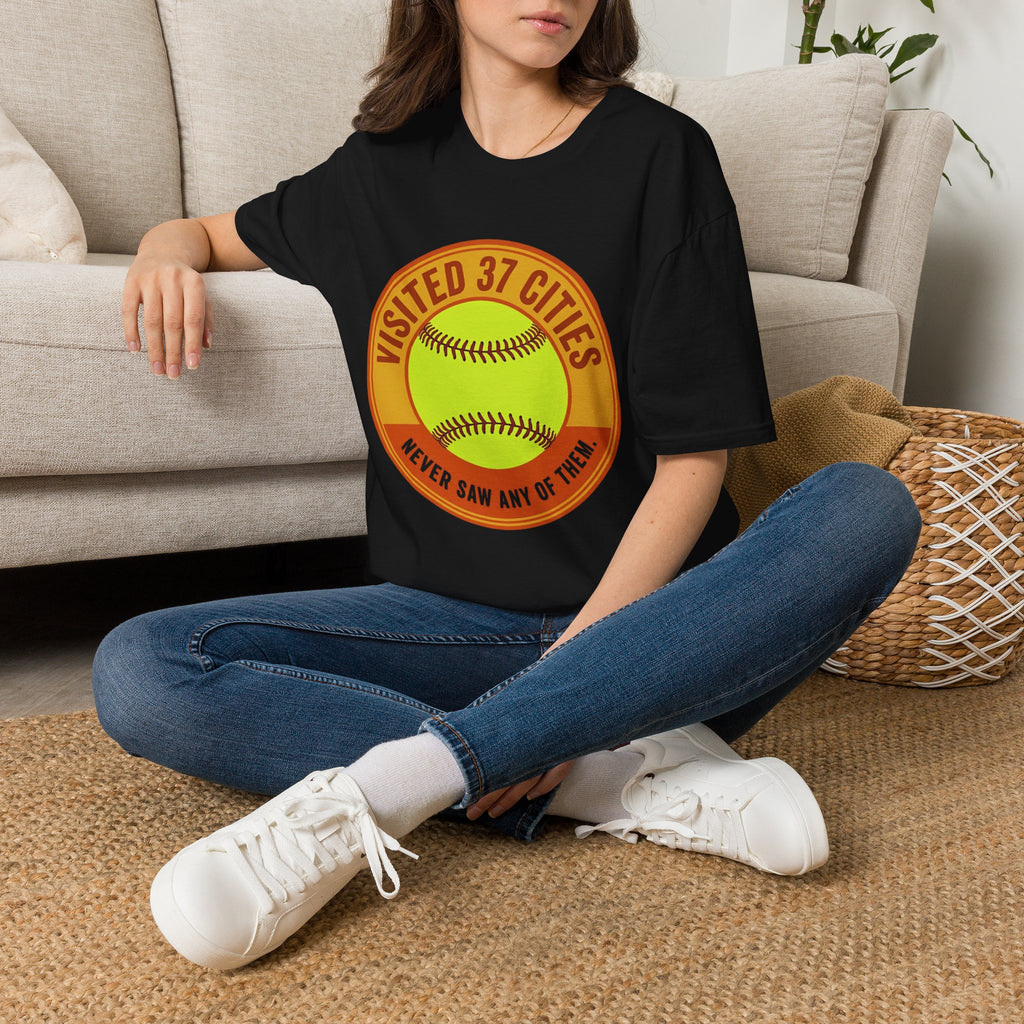 Visited 37 Cities Baseball T-Shirt