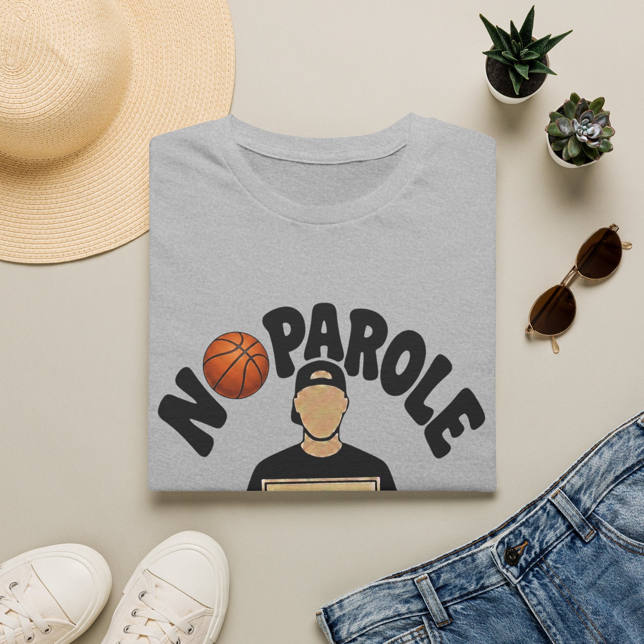 No Parole Basketball T‑Shirt