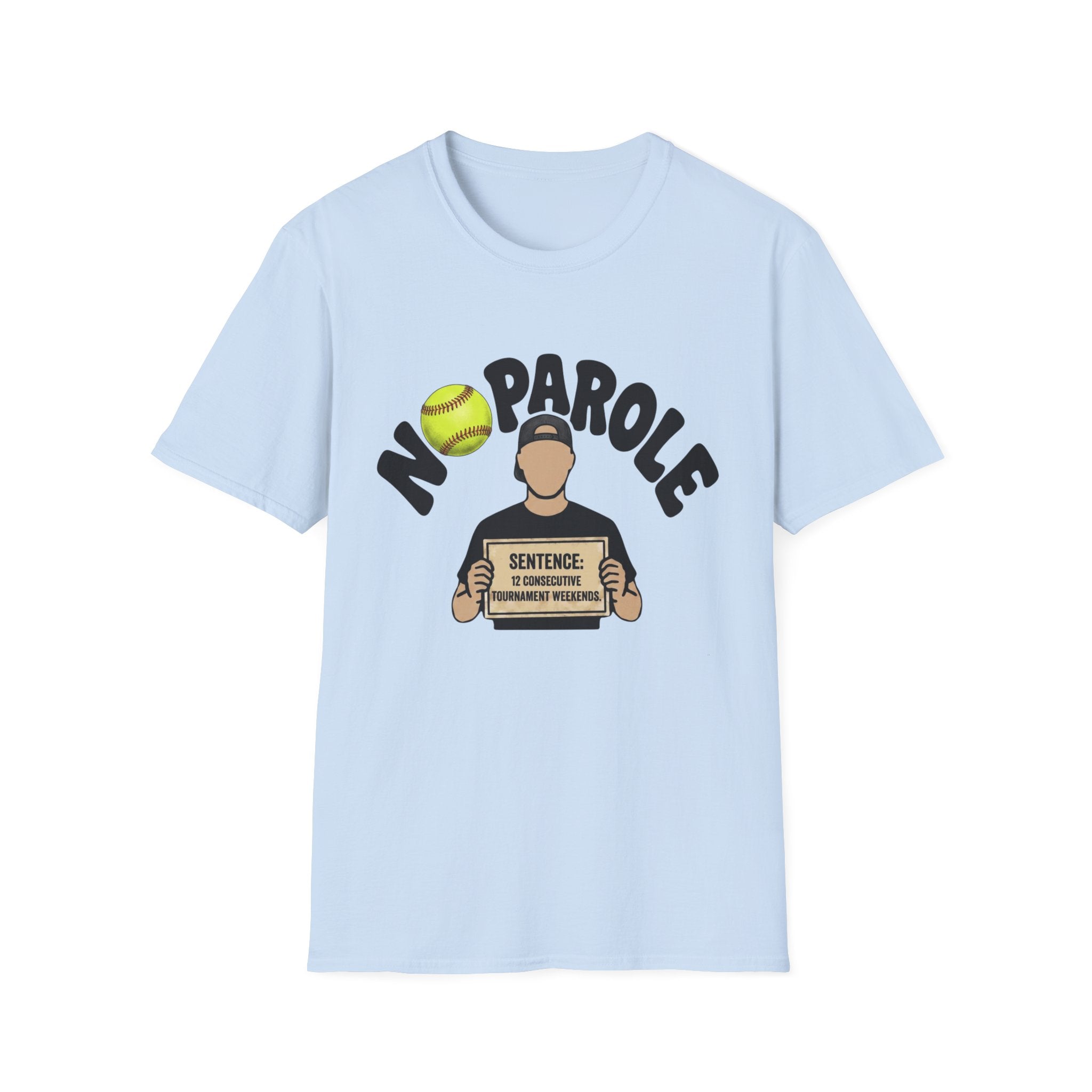 No Parole Softball T-Shirt