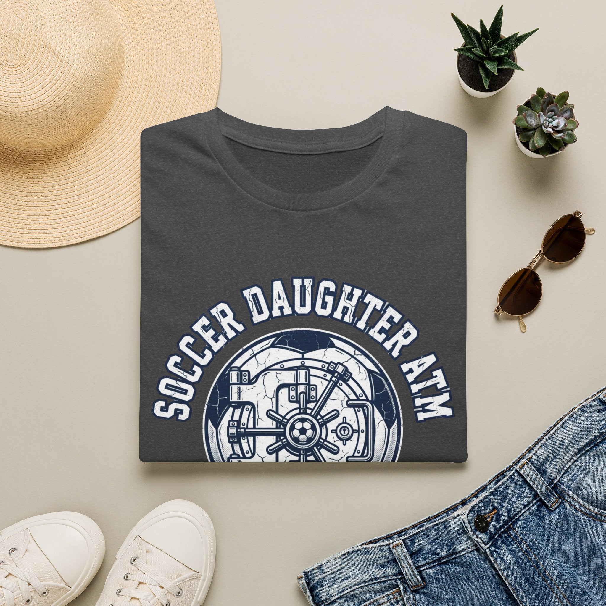Soccer Daughter Army T‑Shirt