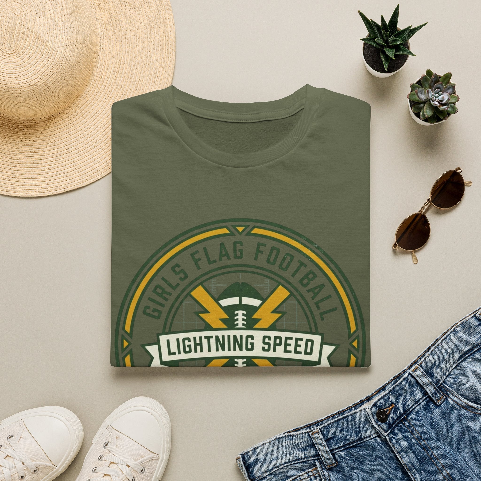 Girls Flag Football T-Shirt