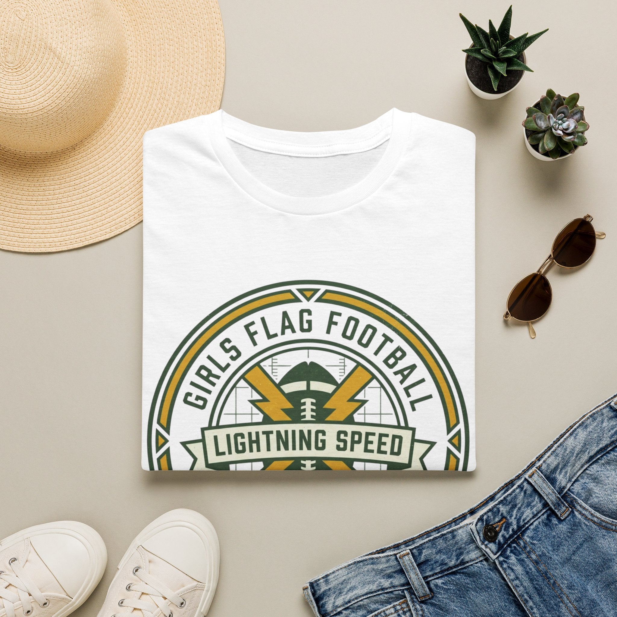 Girls Flag Football T-Shirt