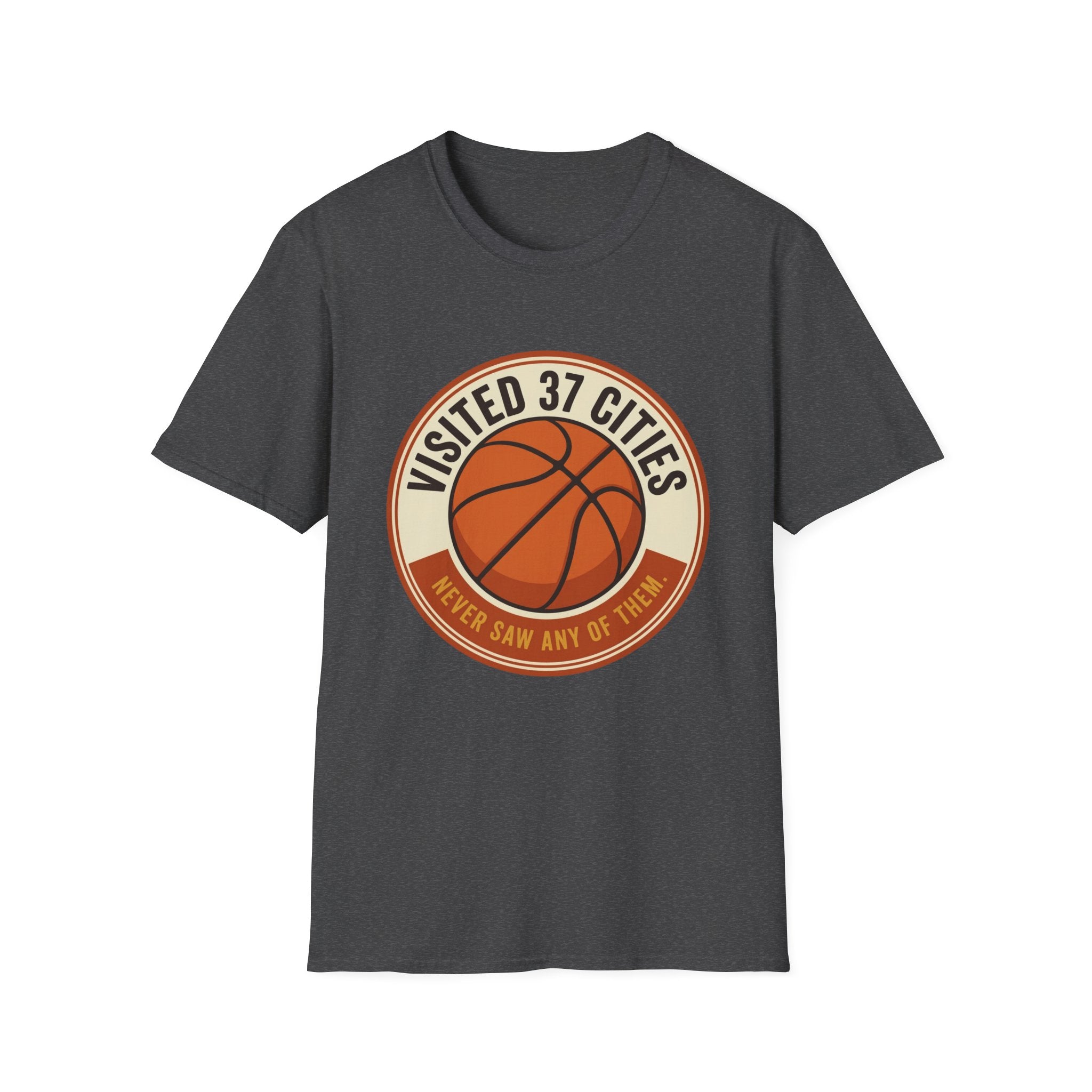 Visited 37 Cities, Basketball T-Shirt
