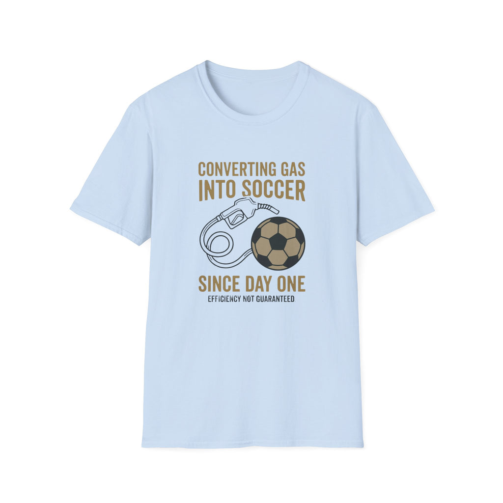 Converting Gas Into Soccer T-Shirt
