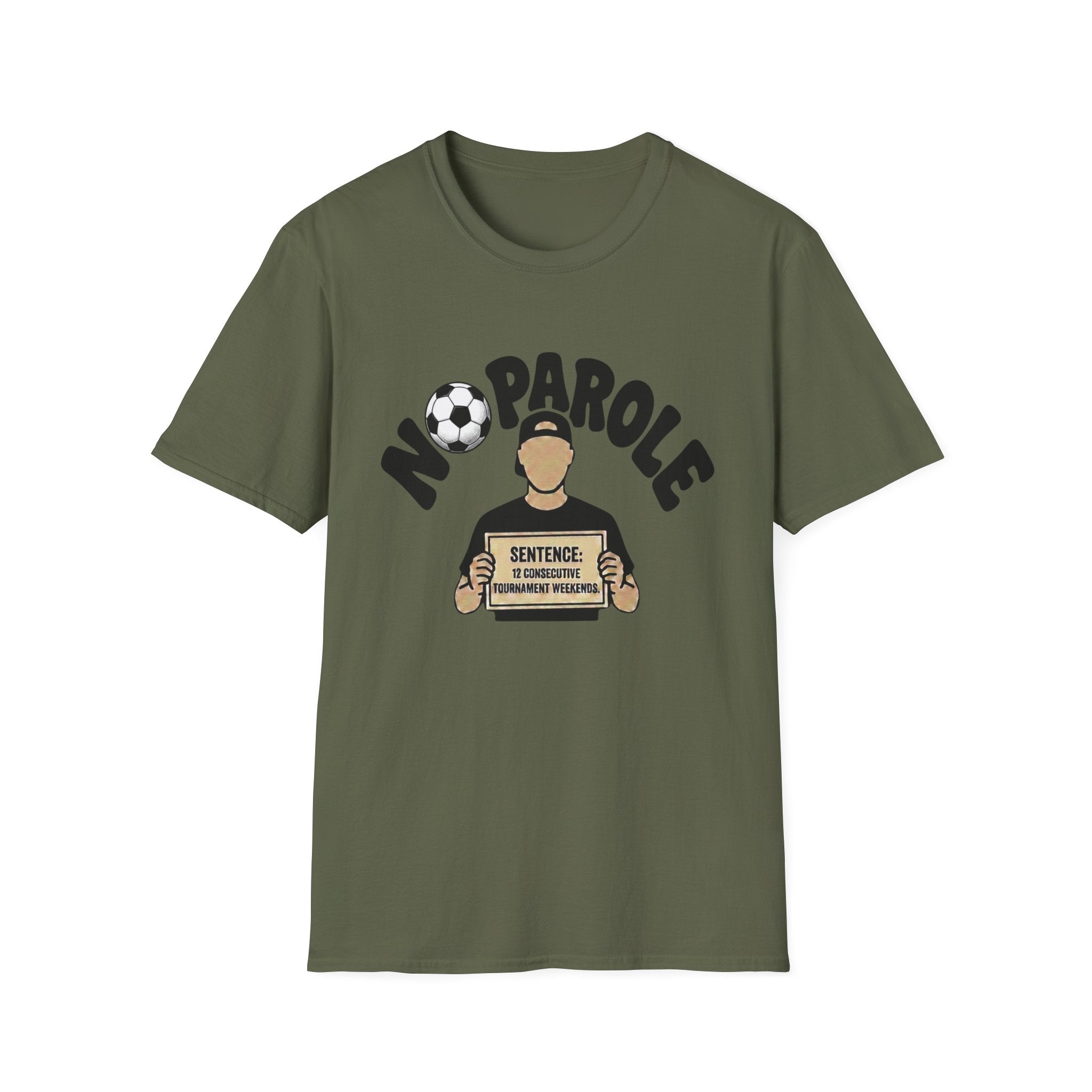 No Parole Soccer T‑Shirt