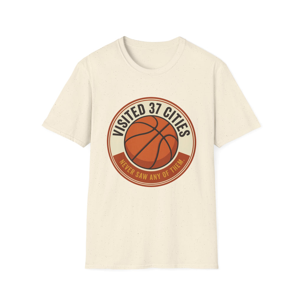 Visited 37 Cities, Basketball T-Shirt
