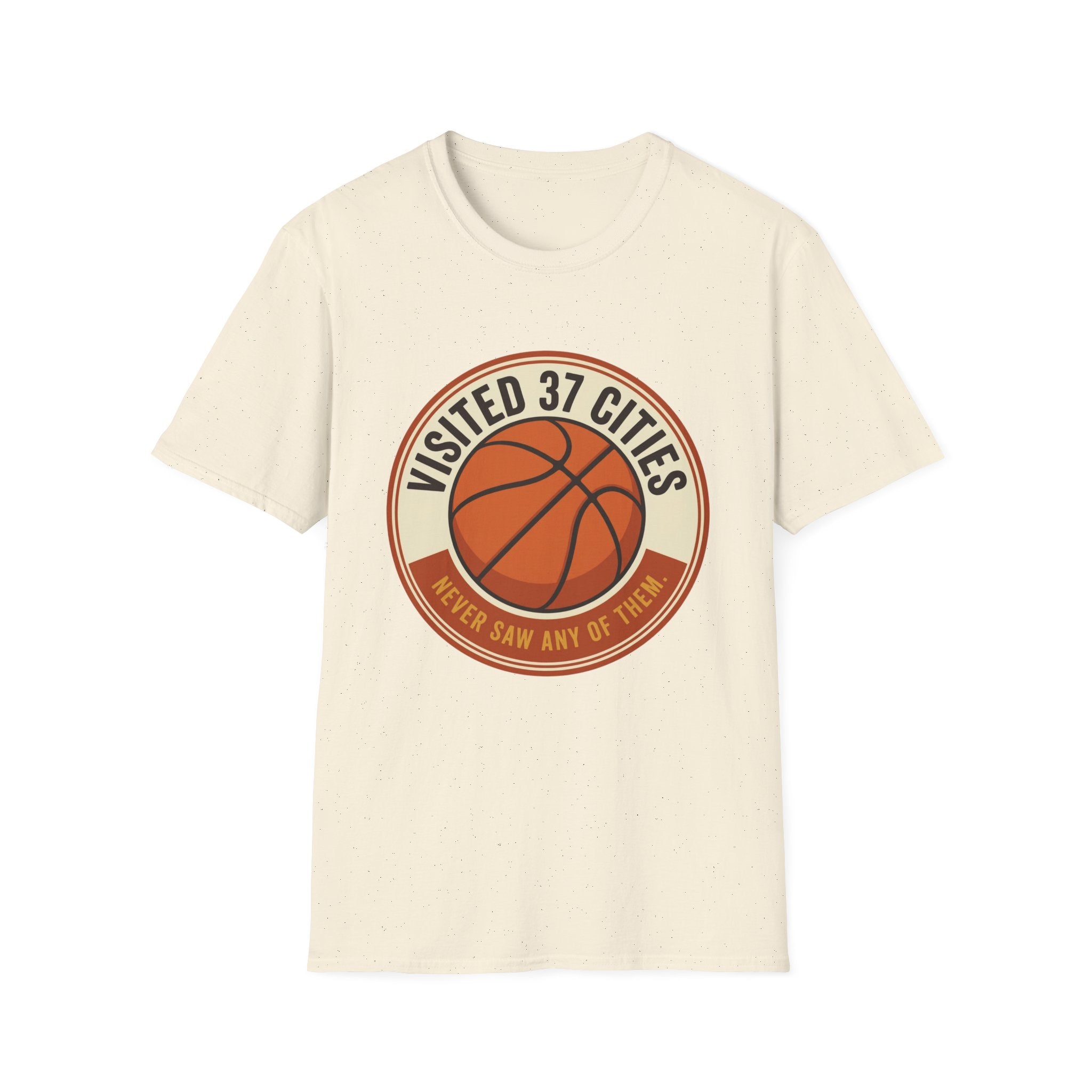 Visited 37 Cities, Basketball T-Shirt