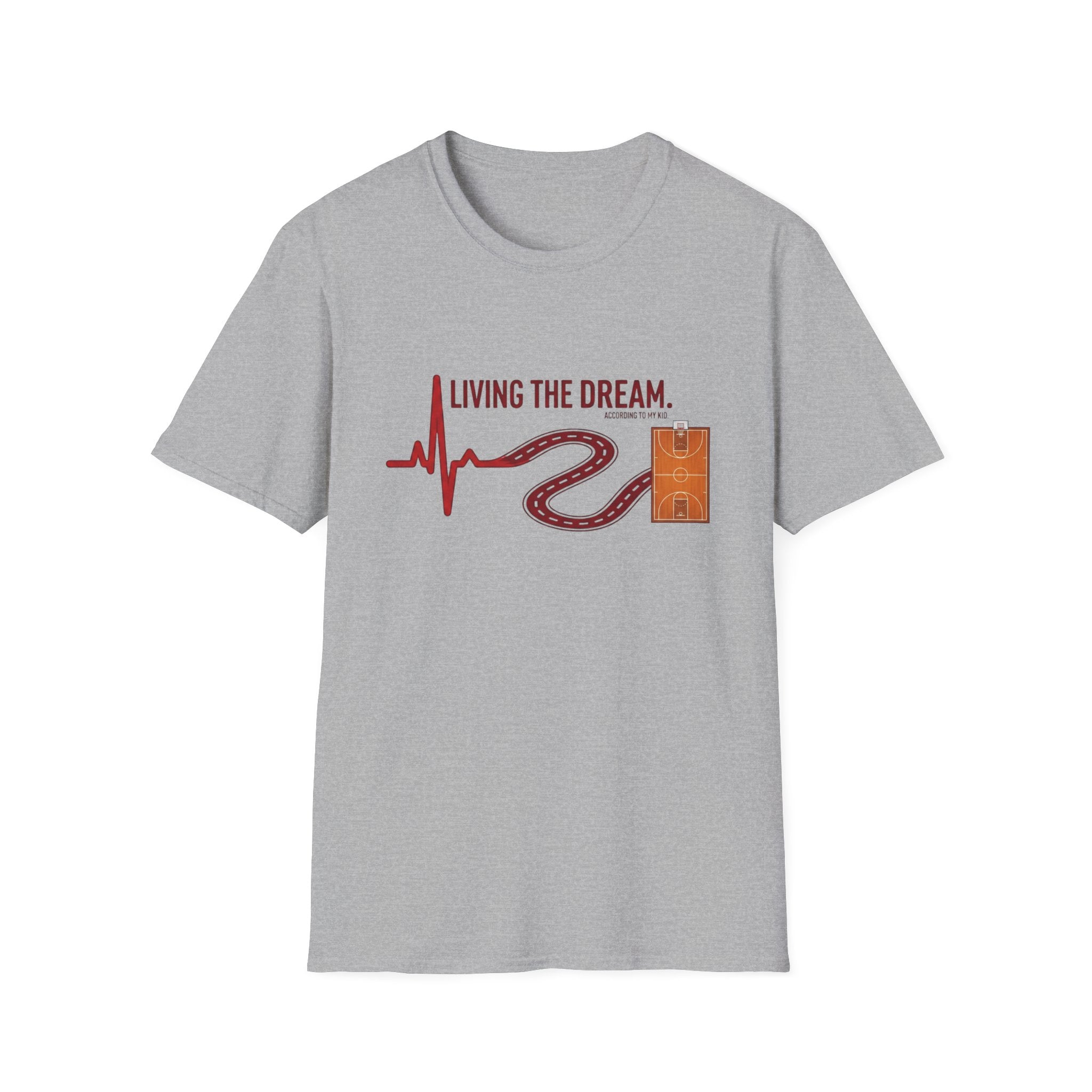 "Living the Dream" Basketball T-Shirt