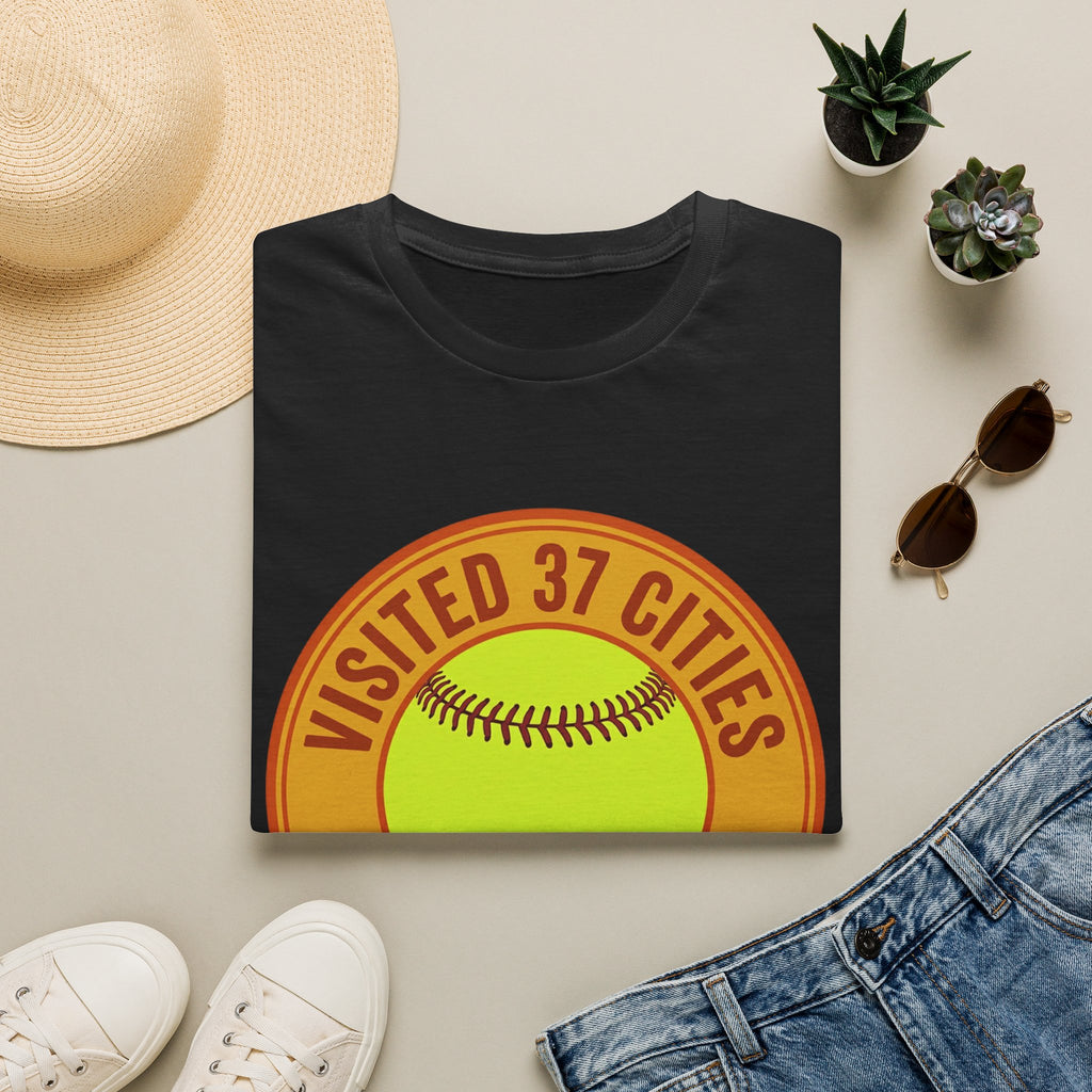 Visited 37 Cities Baseball T-Shirt