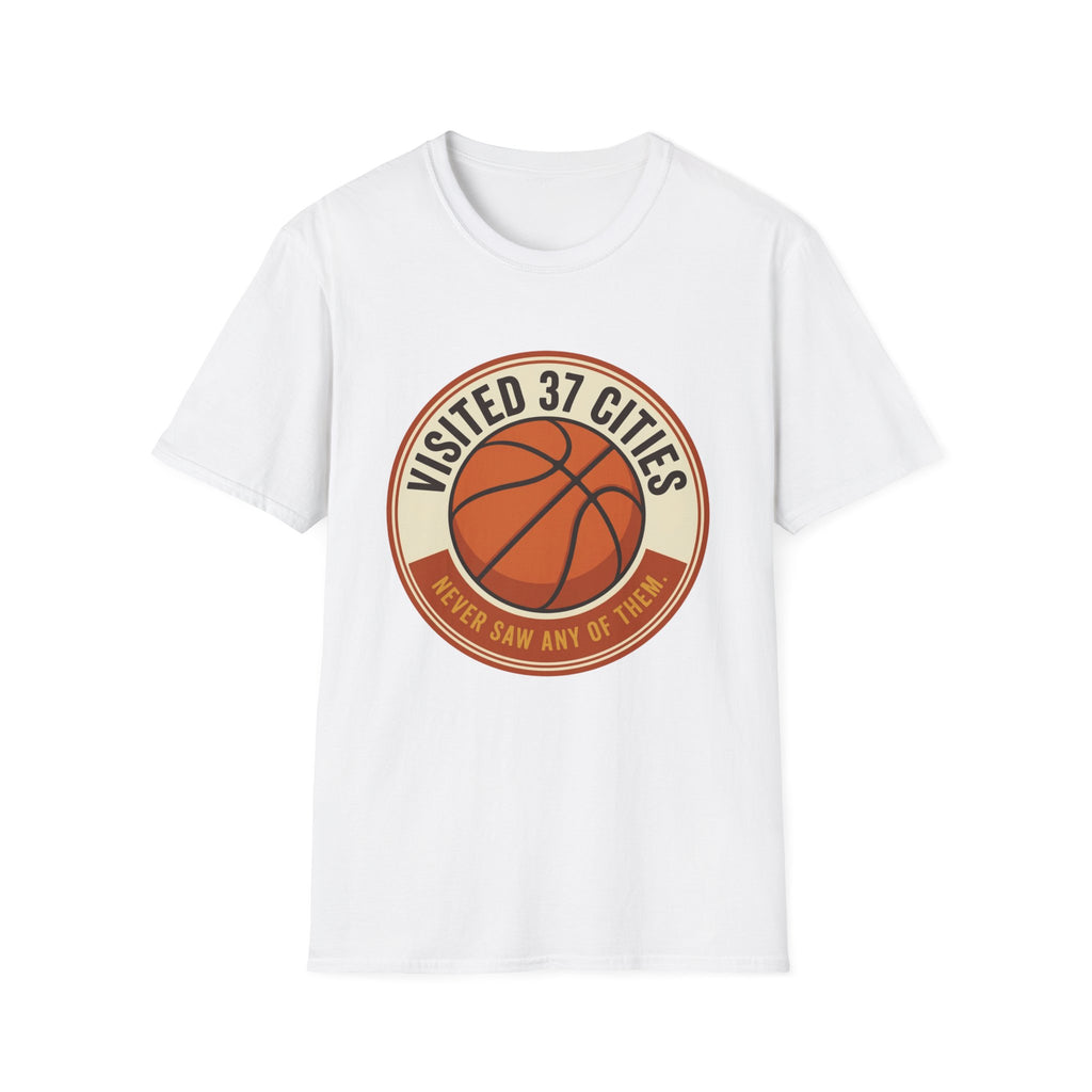 Visited 37 Cities, Basketball T-Shirt