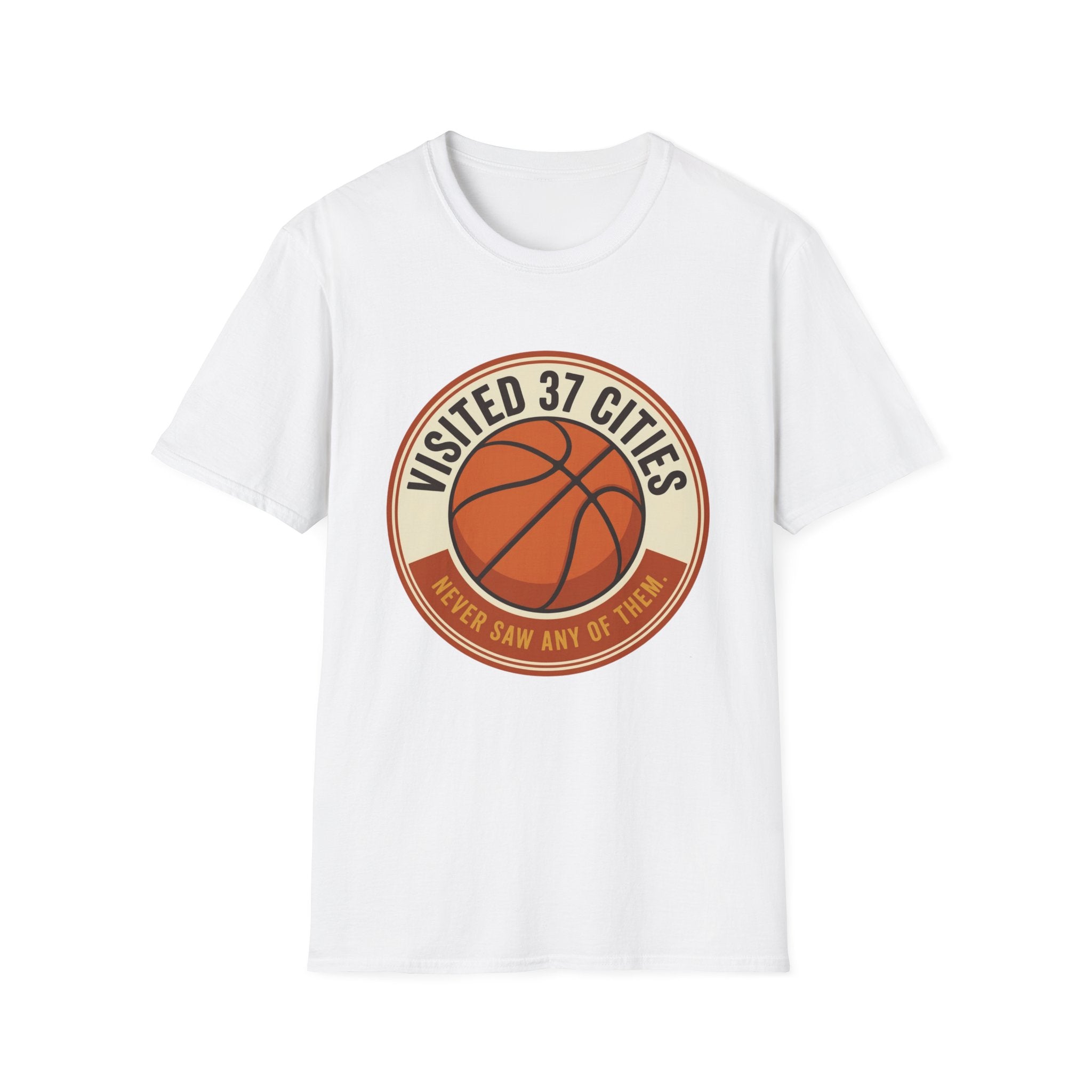 Visited 37 Cities, Basketball T-Shirt