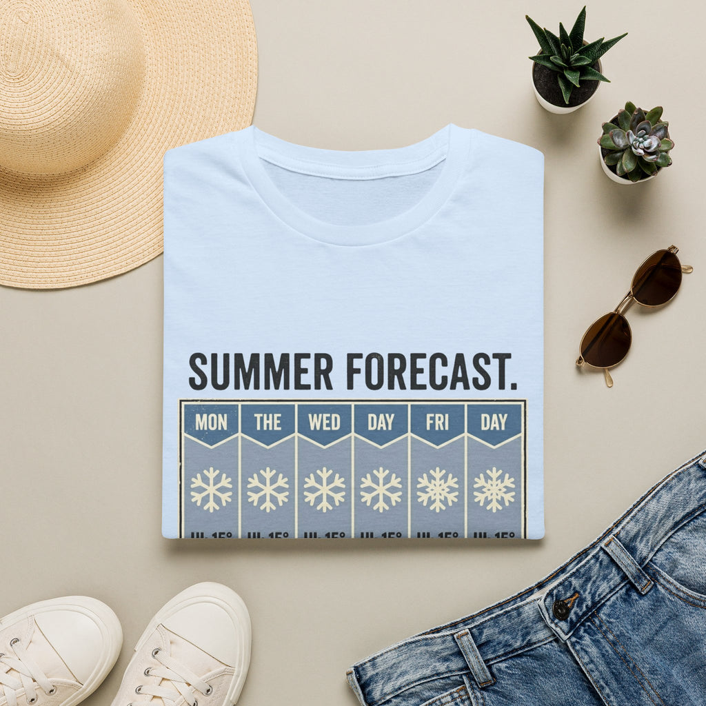 "Summer Forecast: Indoor Winter" Hockey T-Shirt