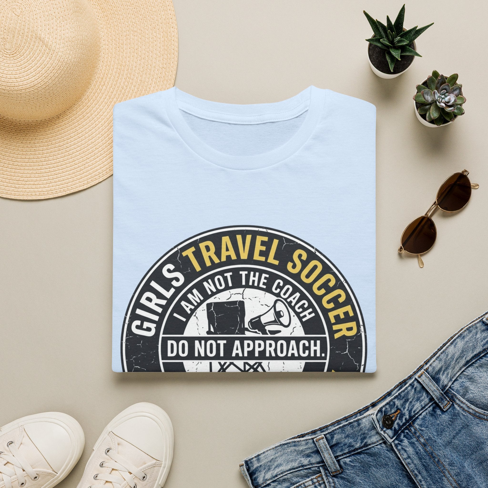 Girls Travel Soccer T-Shirt