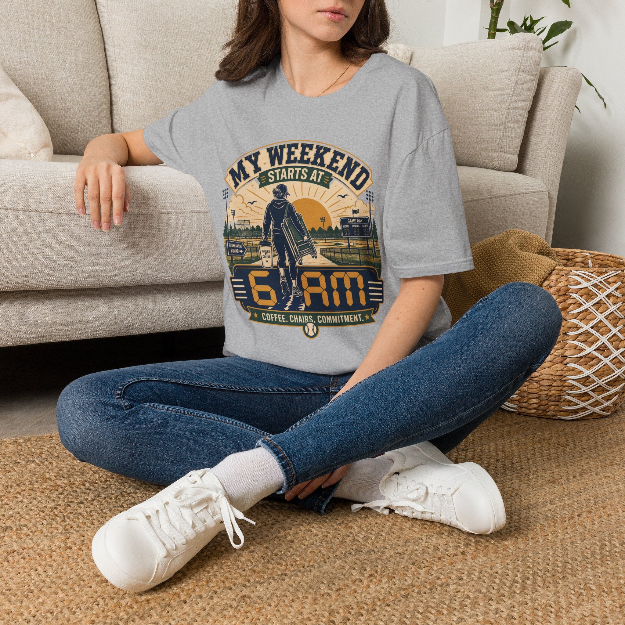 My Weekend Starts At 6am T-Shirt